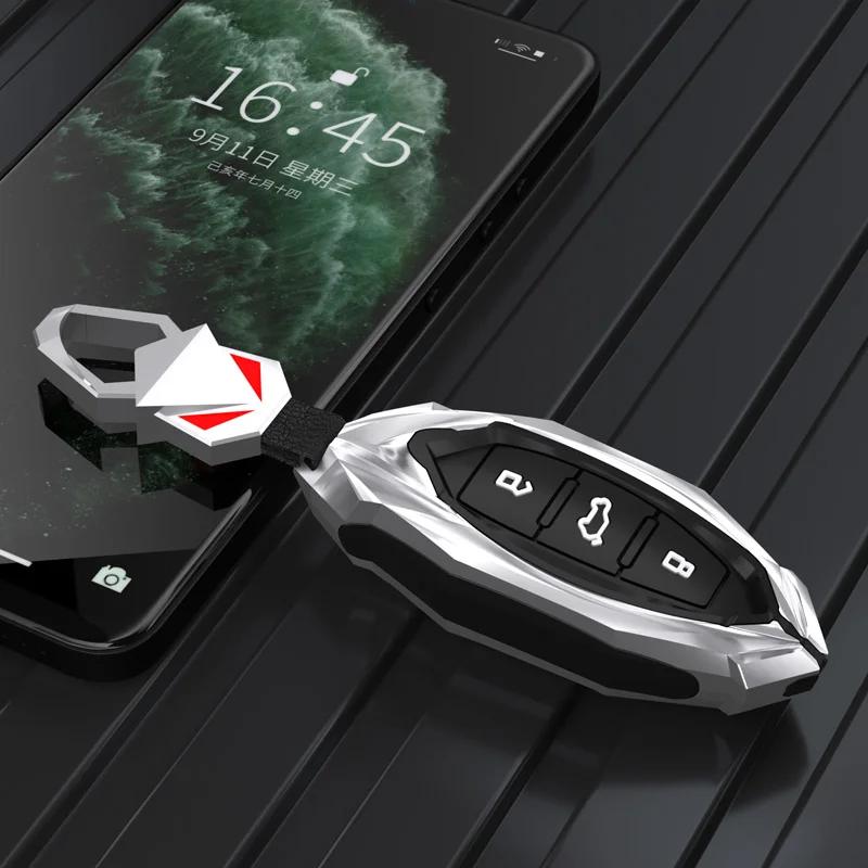 

Новый автомобильный держатель из цинкового сплава, защита для 2021 FAW Bestune T77 T77pro, новый B70 T55 T33 T99, аксессуары для брелоков