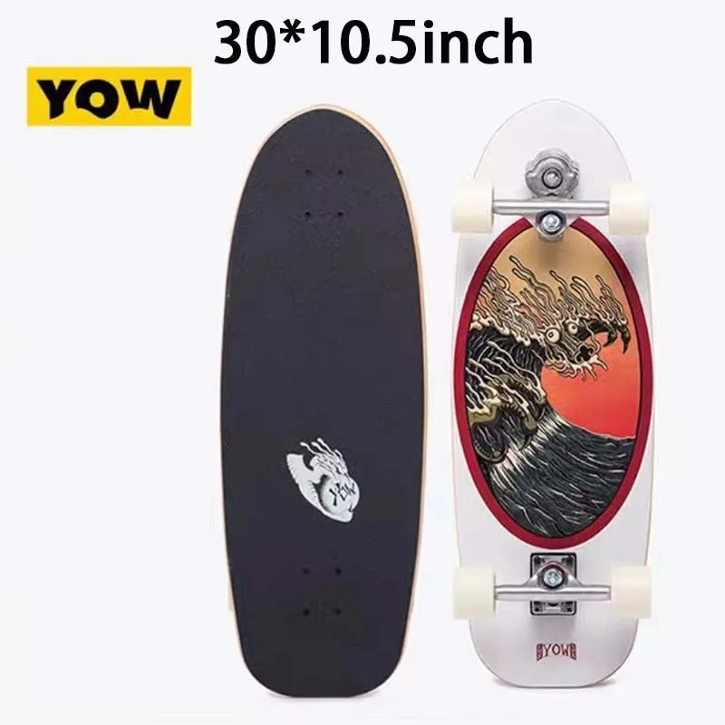 YOW Land Surf скейтборд лонгборды хорошего качества пружинная система фирменный