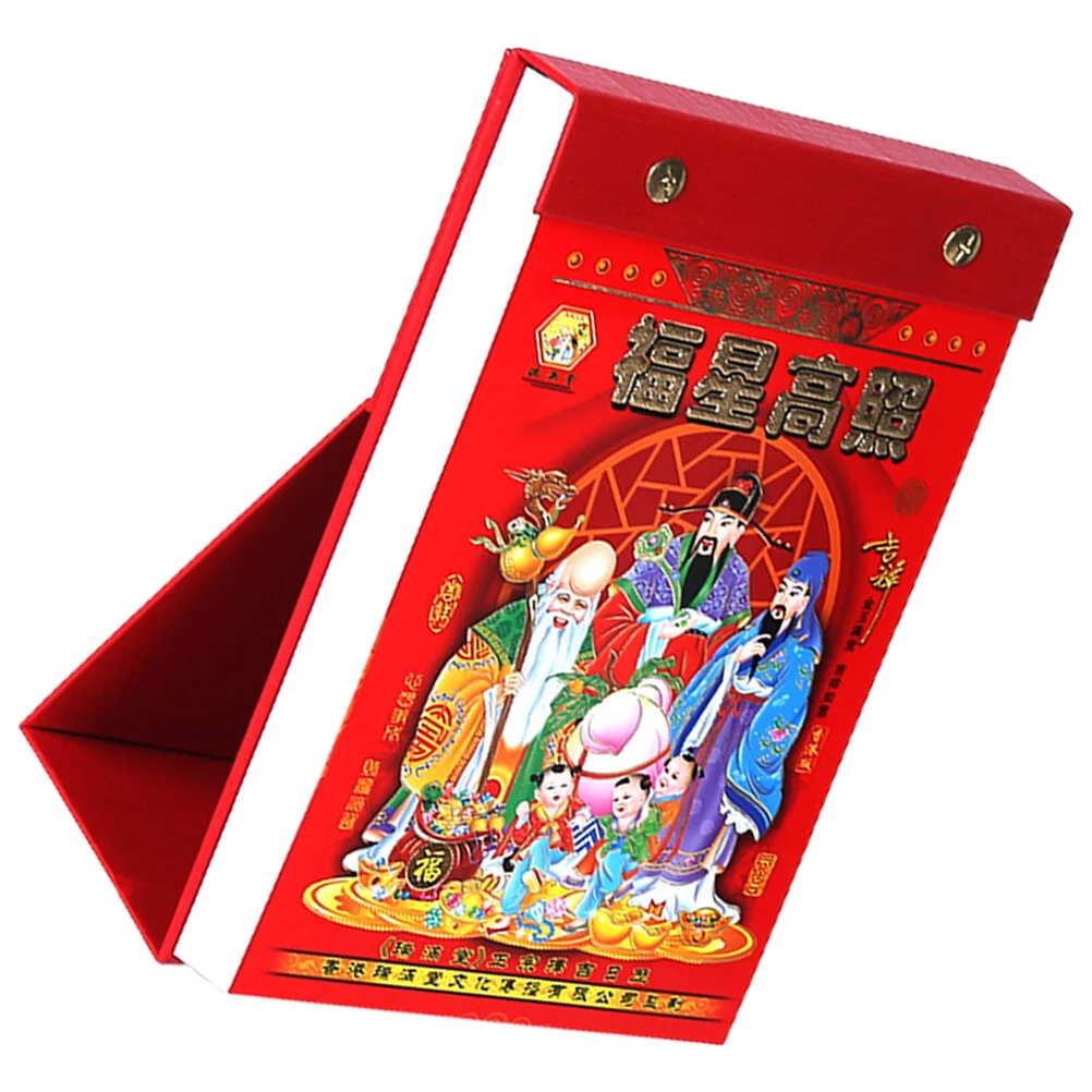 

Notebook Tabletop 2024 Year Calendar Office Desk Small Standing Desktop Paper Tearable Lunar Block