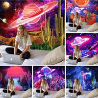tapestry star series tapestry astronaut plant printing home decoration background cloth beach cushion wall decor table cloth