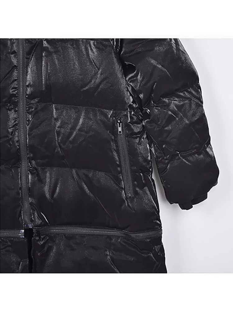 Парка XITAO с надписью модная новинка женские повседневные свободные парки длинным