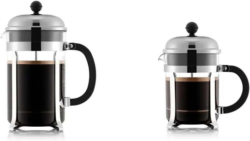 

French Press Maker, 51 Ounce, 1.5 Liter, Chrome & Chambord French Press Maker, 17 Ounce.5 Liter, Chrome