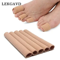 silicone tube toe gel protector cover soft cushion pad cap can be cut finger gel tube pain relief protection foot care sleeve