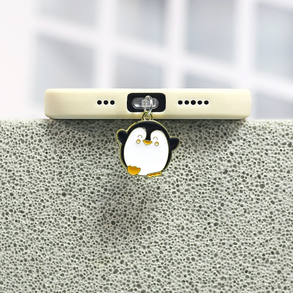 Пылезащитная заглушка для мобильного телефона с милым пингвином ...