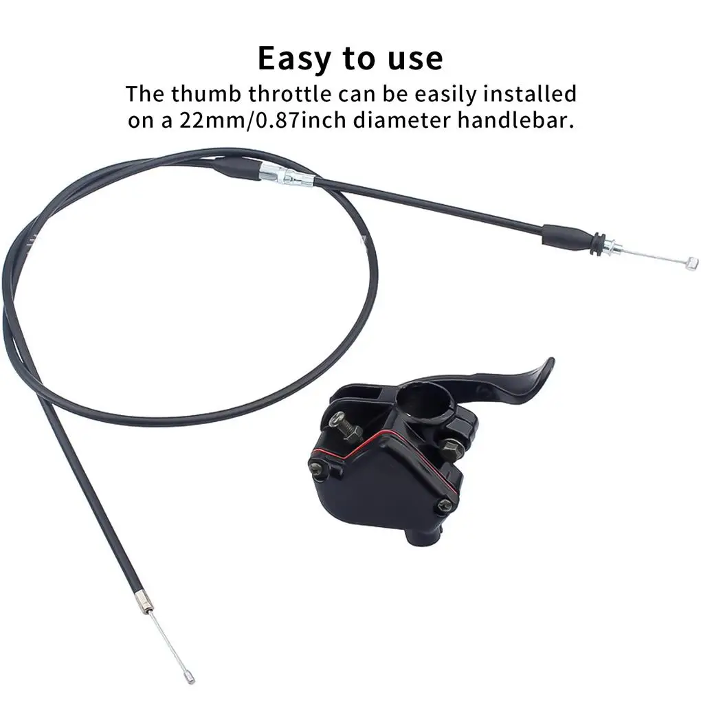 

Thumb Throttle Speed Control Kit Replace Accessory 50-250CC Motor Controlling Refueling Lever Modified Component