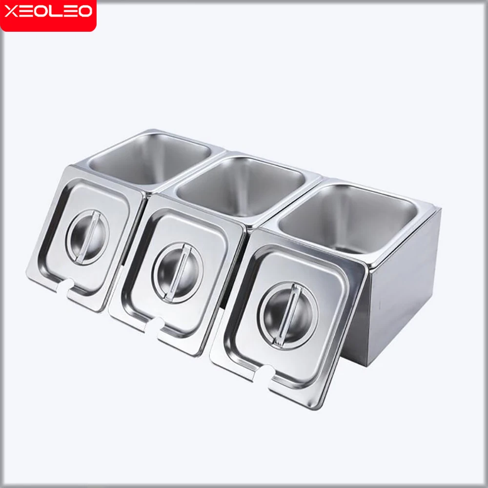 Контейнер для специй XEOLEO, кухонная бутылка для специй, коммерческий контейнер для специй для соли/перца/Мина, коробка из нержавеющей стали