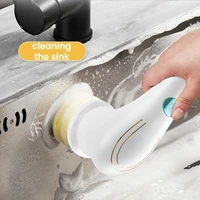 wireless electric cleaning brush handheld purifier bathtub sink cleaning brush dishwashing brush bathtub tile cleaning brush