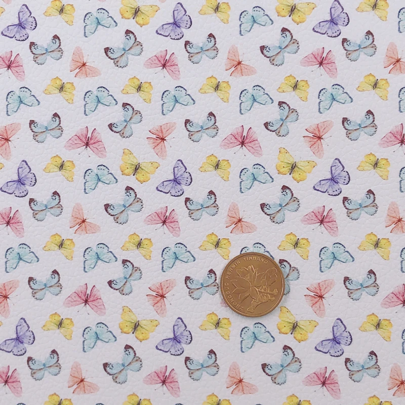 Новый Изысканный Акварельный узор Радуга 30x2 2 см/A4 бабочка из искусственной кожи