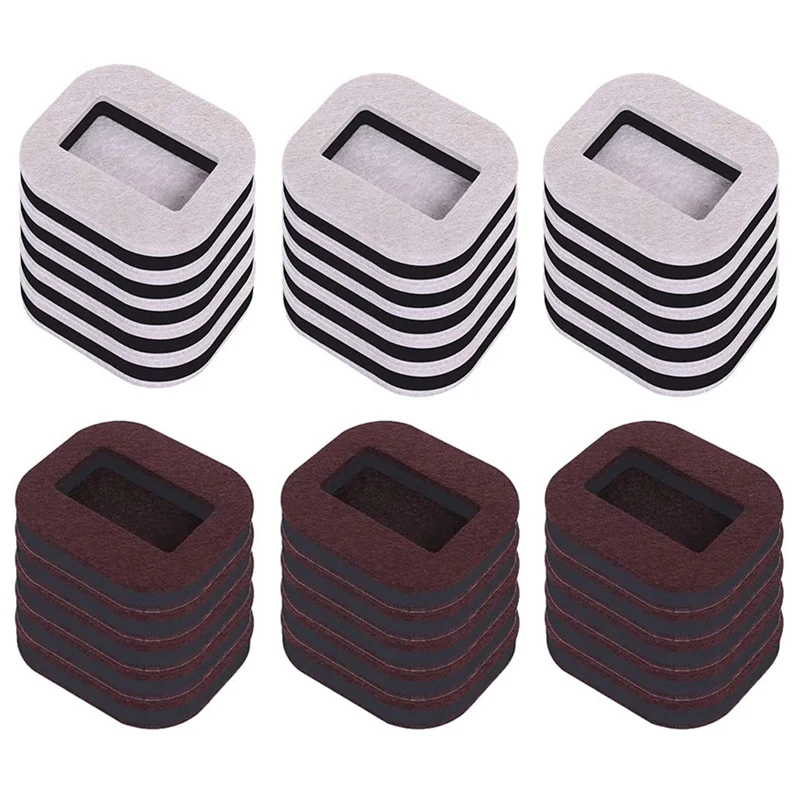 

Felt Pads Bottom Furniture Caster Cups Furniture Wheel Stoppers Bed Stoppers, Floor Protectors for Furniture 15PCS