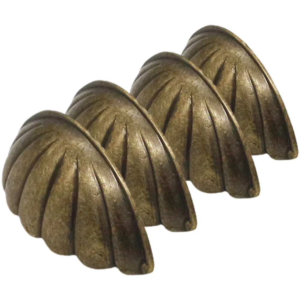 4 шт. ручки корпуса для шкафов винтажные ящика дверные из сплава кухонная мебель