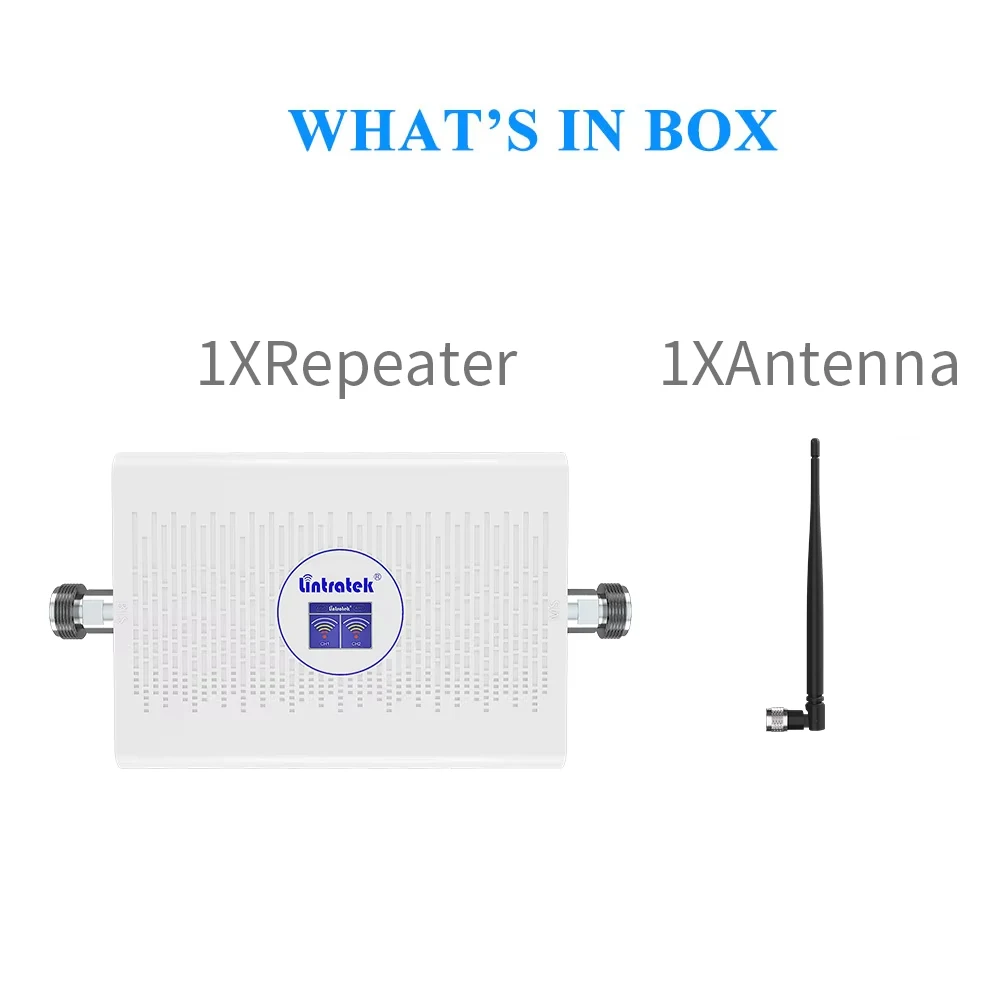 Повторитель сотового сигнала Lintratek двухдиапазонный 2G 3G 4G lte 700 B28 CDMA 850 МГц B5