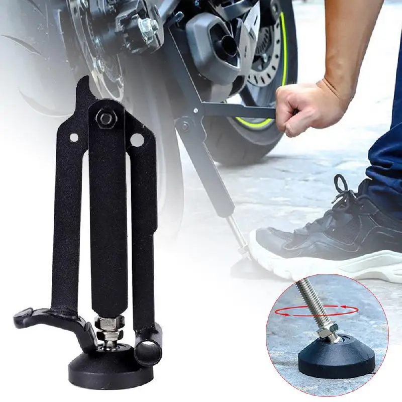 Motorcycle Folding Lifting Support Frame Foldable Heavy Lift Stand Stable Crane For With Upgraded Armrest