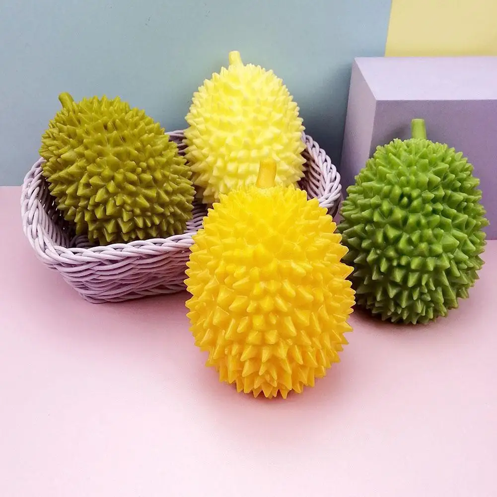 

1pcs Soft Durian Ball Squeeze Toy Adult Children Relief Release Stress Anti-anxiety Toy Gift Simulation Irritability Fruit Z1q6