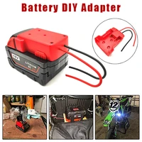 power wheel adapter secure battery adapter for milwaukee 18v lithium battery good power convertor for diy skateboardtoy car
