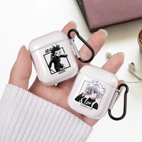 hunter x hunter japan anime transparent case for airpods 2 1 pro soft silicone air pods 3 wireless bluetooth earphone box cover