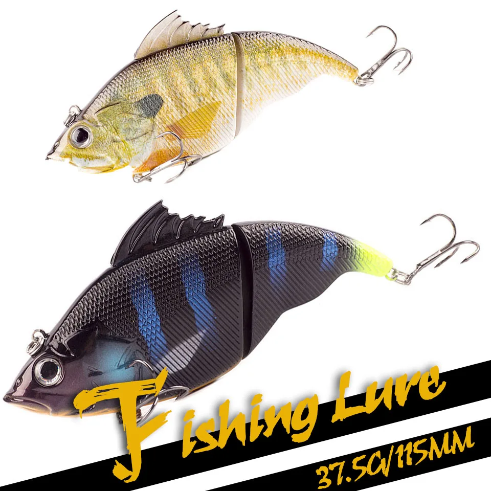 

GOBYGO 37.5G/115MM 2 Joints Lipless Floating Hard Bait Glide Crank Swimming Lure Bionic Artificial Vibration Suitable Bass Carp