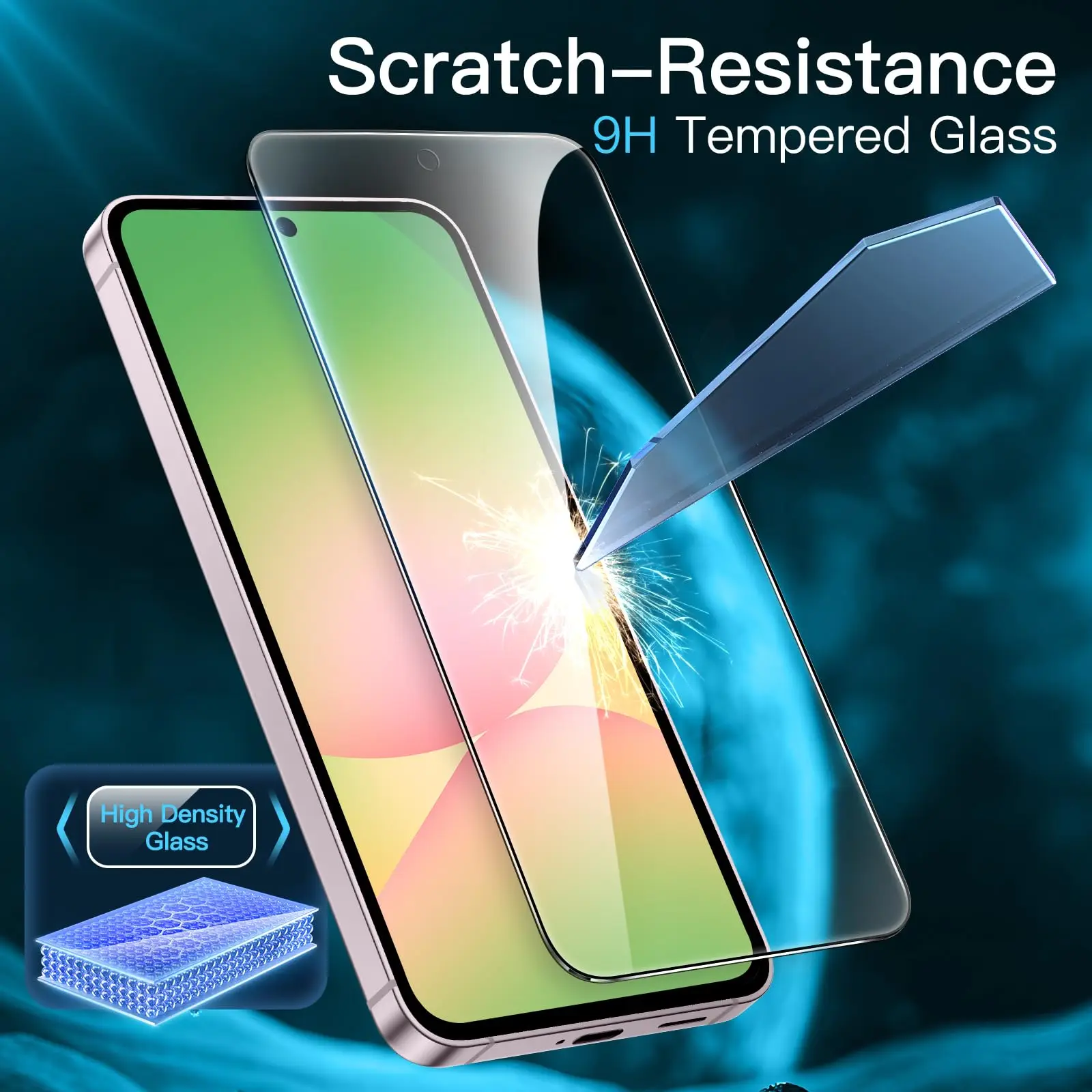 1-4 шт. Защитная пленка для экрана Samsung Galaxy A56 5G закаленное стекло HD Crystal Mica 9H чехол