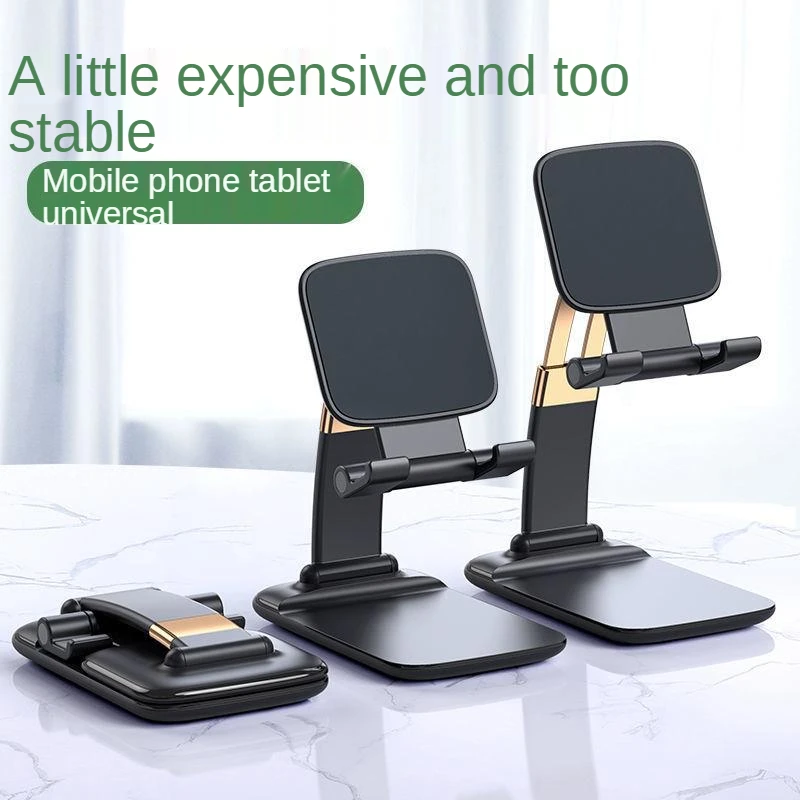 

Foldable Desk Phone Holder Stand For iPhone 12 iPad Xiaomi Adjustable Gravity Metal Table Desktop Cell Smartphone Stand