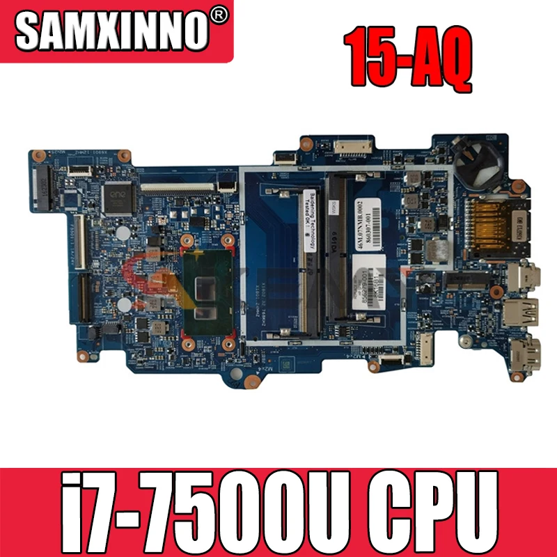

For HP X360 M6-AQ 15-AQ Laptop Motherboard With SR2ZY i7-7500u CPU 858871-601 858871-001 448.07N07.002N 100% Tested Fast Ship