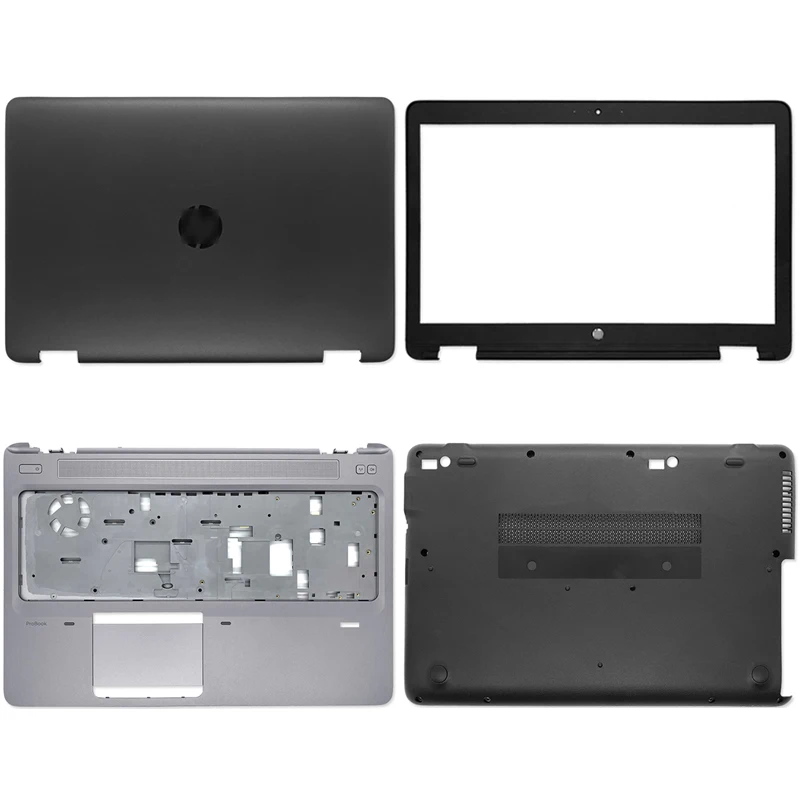 

New for hp probook 650 655 g2g3 portable lcd back cover front frame palmrest bottom case bottom door cover 840724-001 840725-001