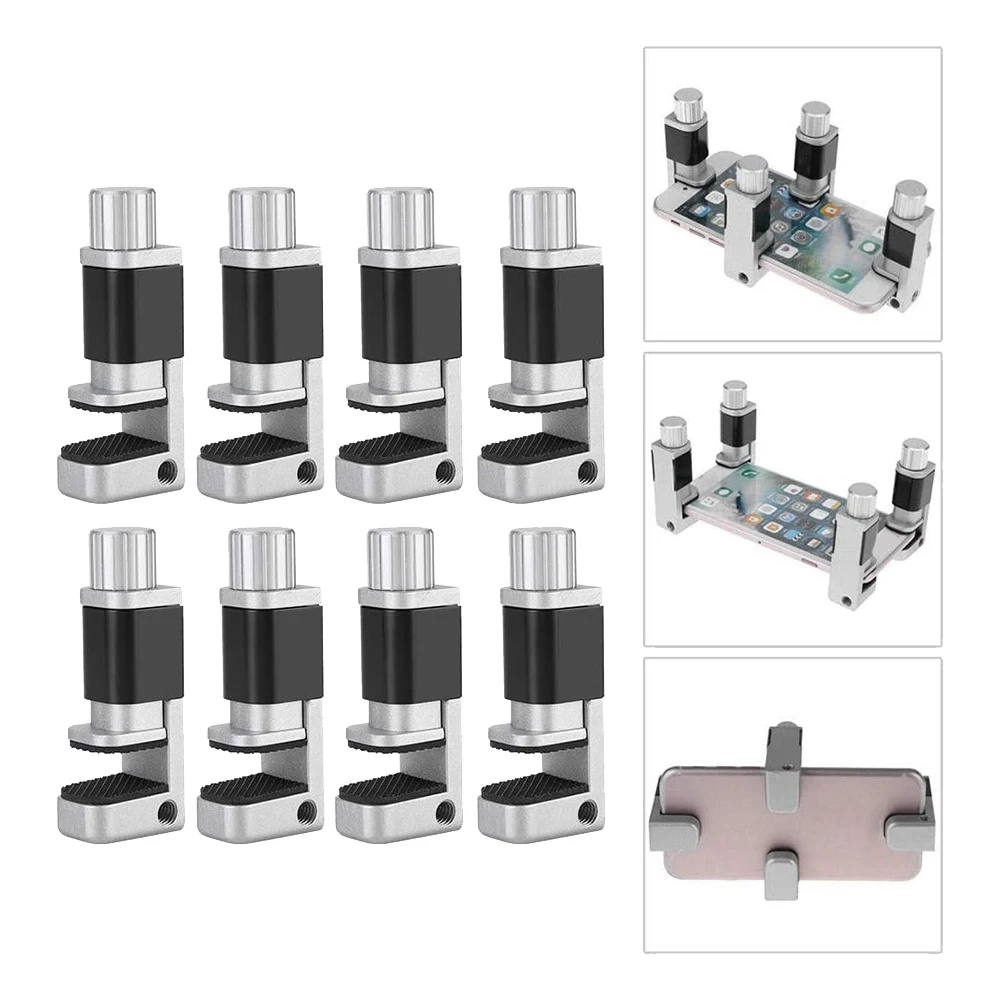 

8Pcs Adjustable Clip Fixture Mobile Phone LCD Display Screen Fastening Clamp for Cell Phone Laptops Tablet Repair Tools