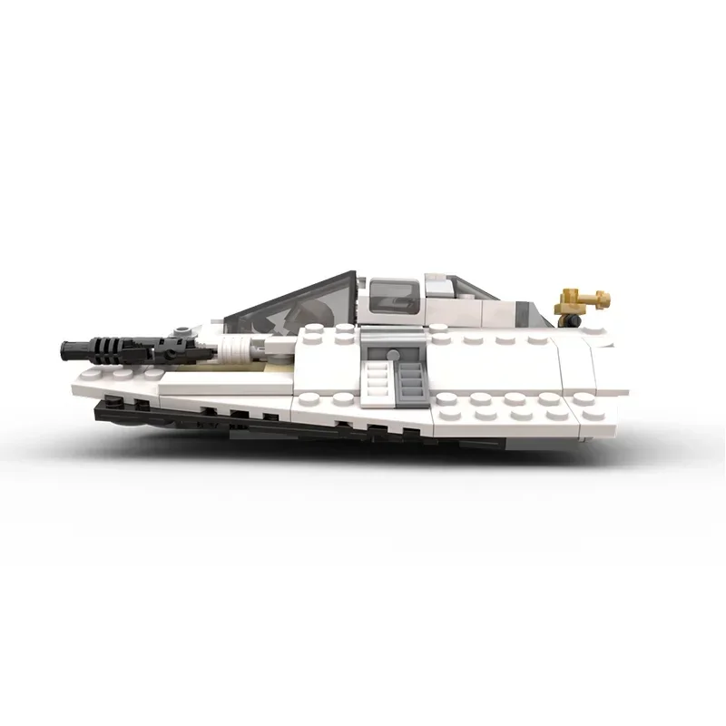 Фото 226 деталей MOC: Конструктор «Космический снегоход» (Space Speeder) — модель для сборки, игрушка для творчества, идея подарка на праздник №3