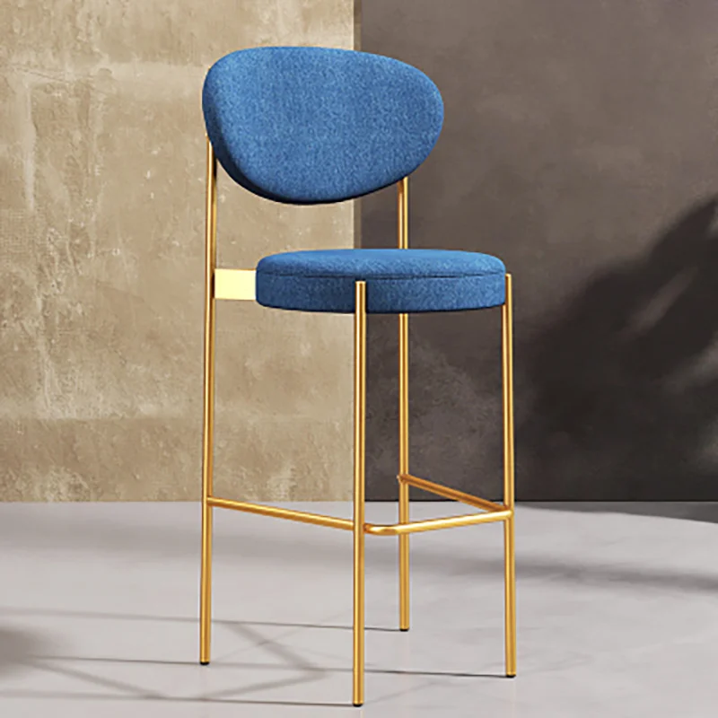 Металлические кухонные стулья современный дизайн домашний высокий стул в