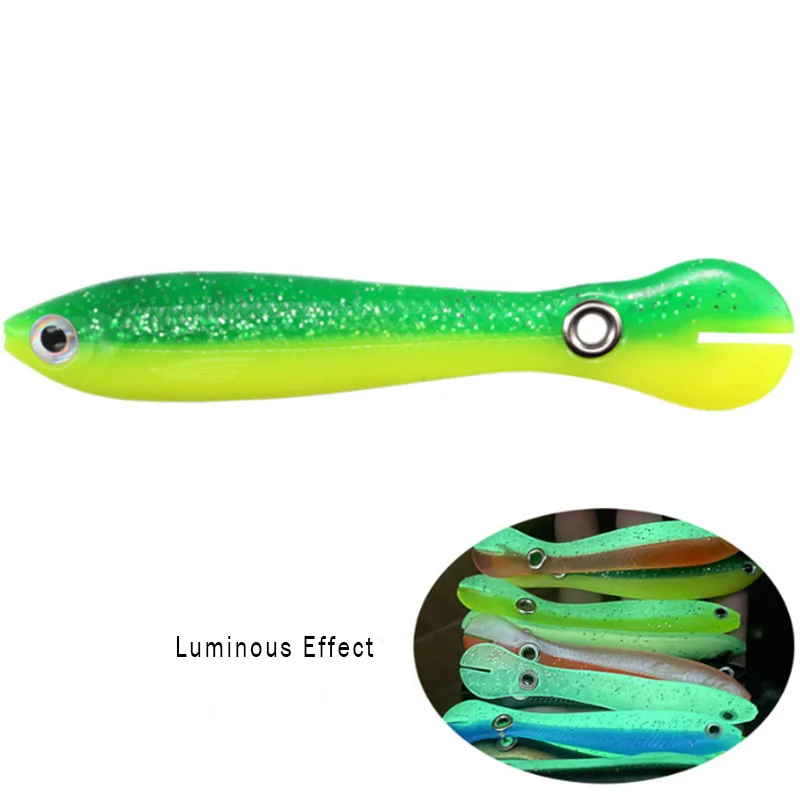 5 ярких мягких рыболовных приманок 7 см 10 воблер приманка с хвостом силиконовые