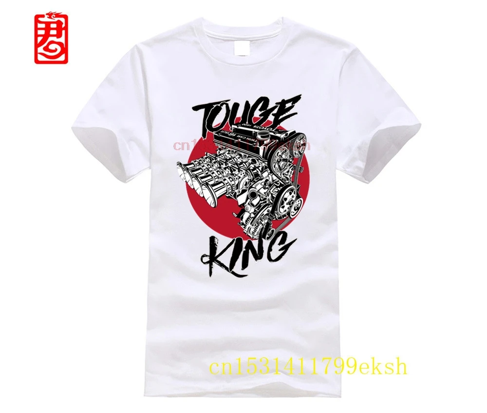 

4AGE, футболка с японским автомобильным двигателем AE86, Мужская футболка для отдыха JDM, большие размеры, топ-дизайн, автомобильные футболки