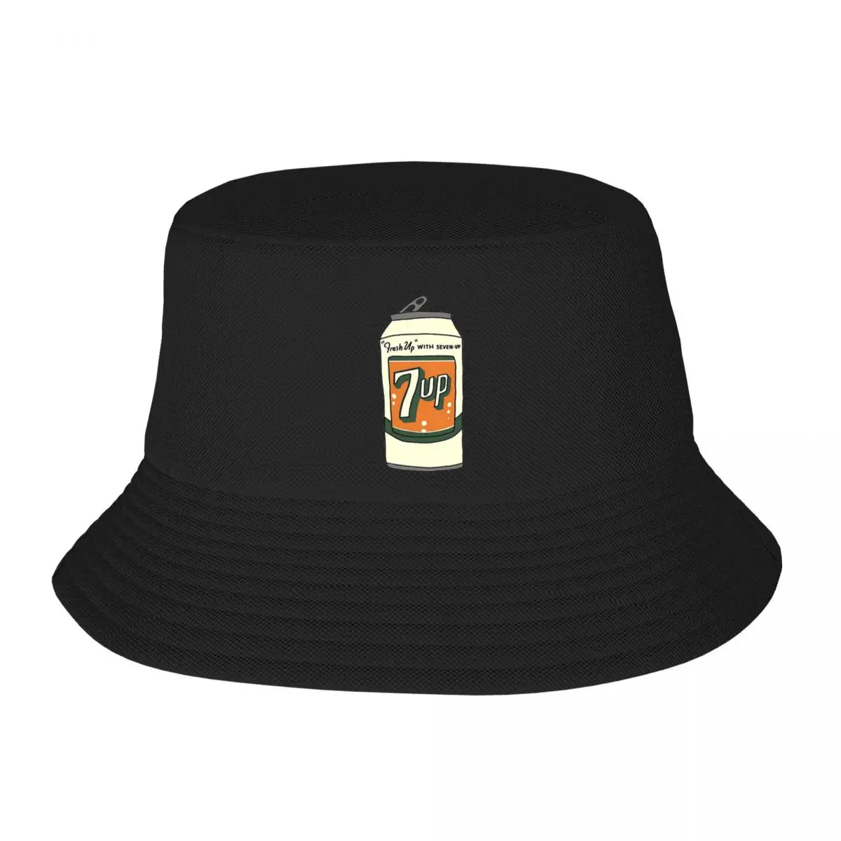 

7UP Bucket Hat Panama For Man Woman Bob Hats Hip Hop,ReversibleReversible Fisherman Hats For Summer Beach Fishing Unisex Caps