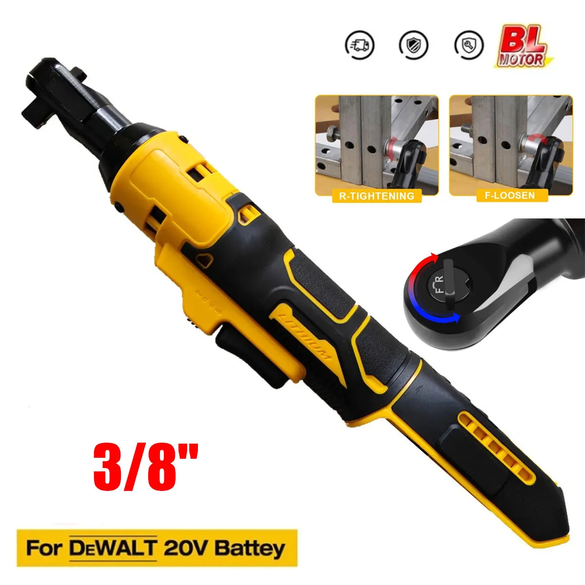 _ 3/8 нм беспроводной драйвер ''удаление ударной гайки ремонт