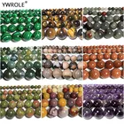 Круглые бусины из натурального агата, аметиста, тигрового глаза, лабрадорита, 46810 мм, для самостоятельного изготовления ювелирных изделий