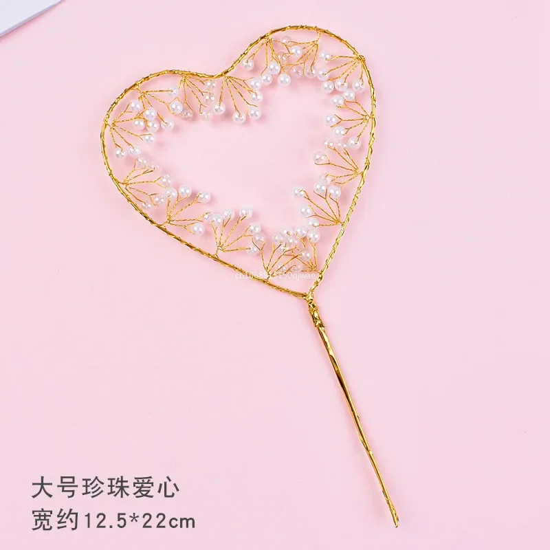 

Сердечные топперы для торта MOONBIFFY