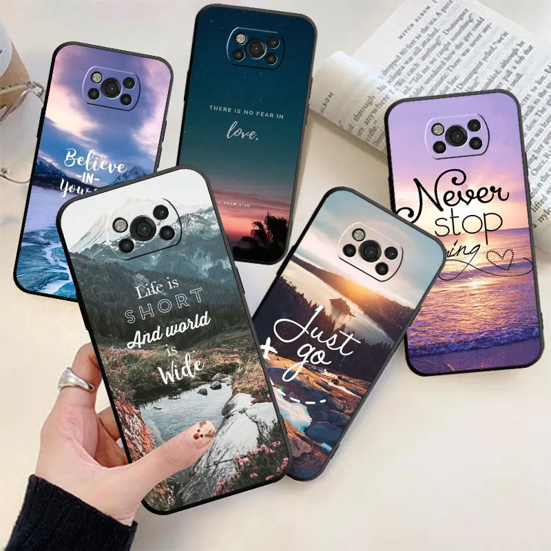 

Russian Quote Slogan Word Phone Case For Xiaomi Poco M5 X3 X4 X5 NFC M3 C40 Pro For MI 12 11 10T 12T Lite Note 10 TPU Cover