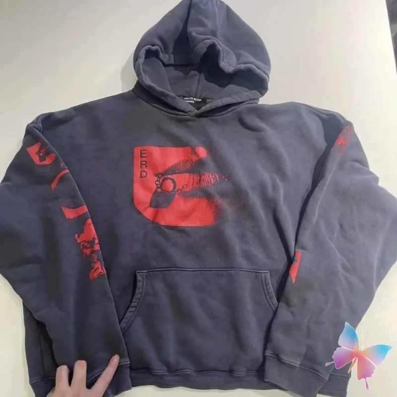 Зимние женские и мужские толстовки с капюшоном красного черного цветов