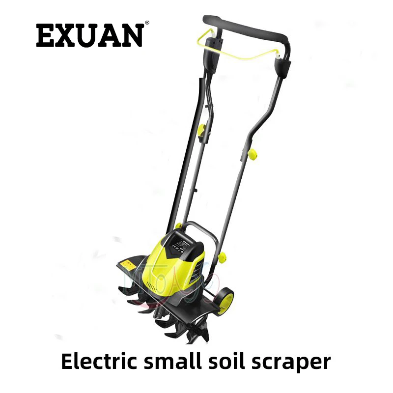 

Electric small-scale scarifier plow multifunctional garden rotary cultivator cultivator bulldozer 1500W / 2400W scarifier