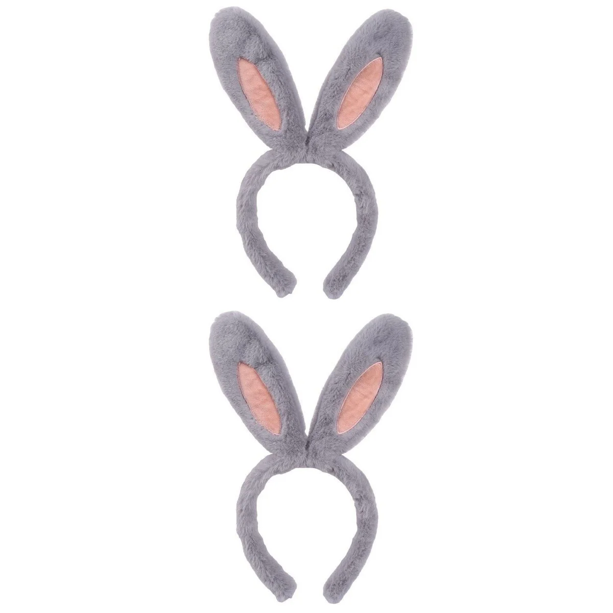 

2 PCS Bunny Dress Headband Women Ears Bulk Adult Personalized Decoration Hair Kids Cosplay Plush