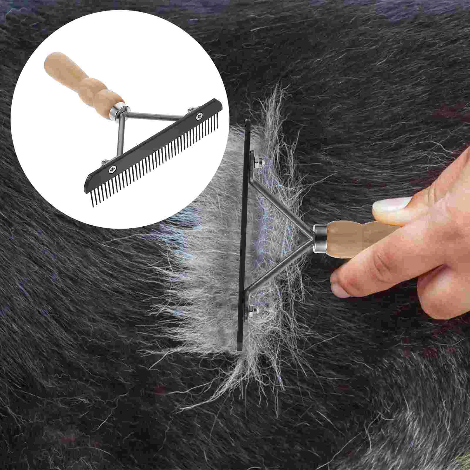 

Dog Rake Comb Pet Hair Grooming Comb Single Row Comb Pet Hair Removal Tool