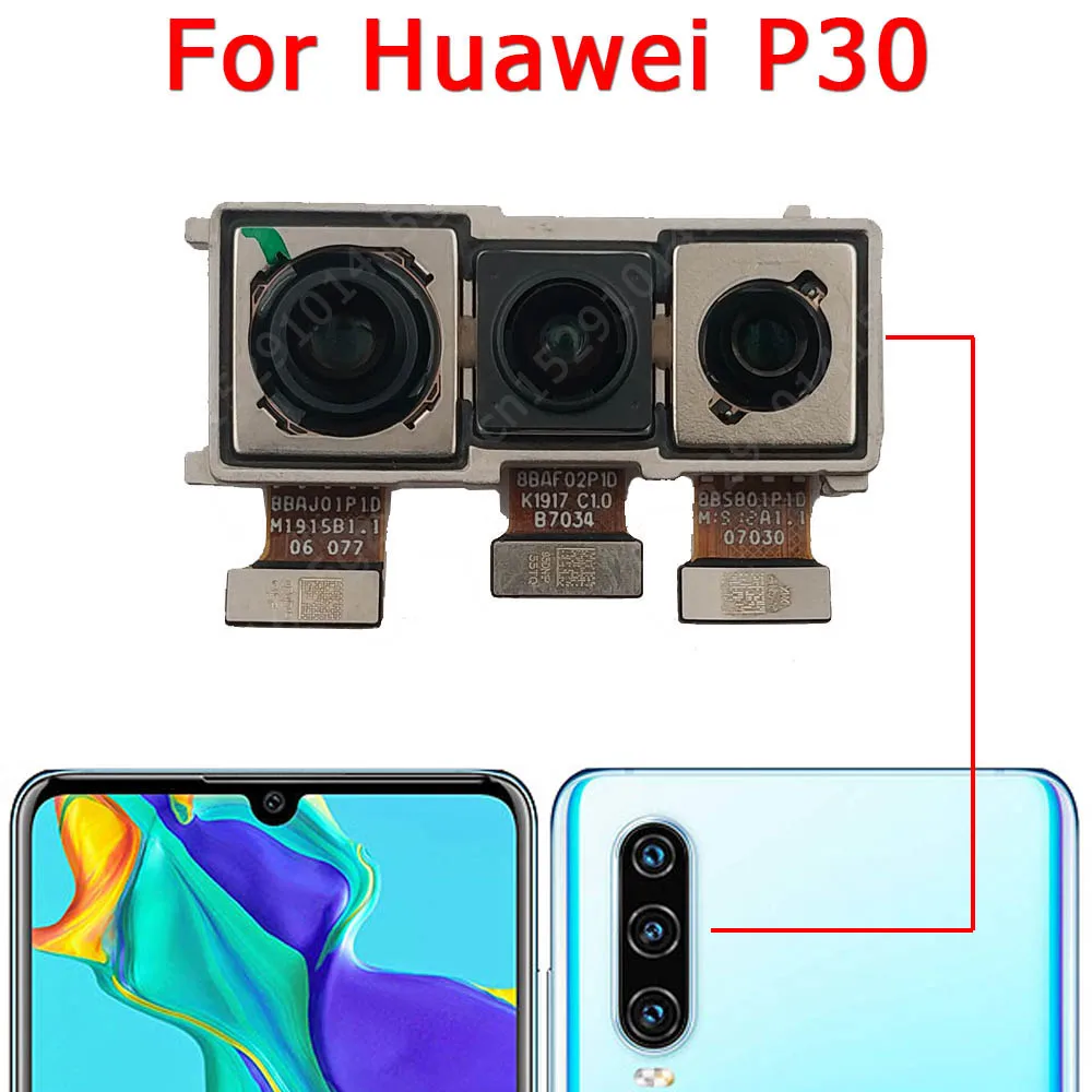 Модуль задней камеры для Huawei P30 Pro P20 Lite P10 P9 Plus оригинальный модуль замена заднего