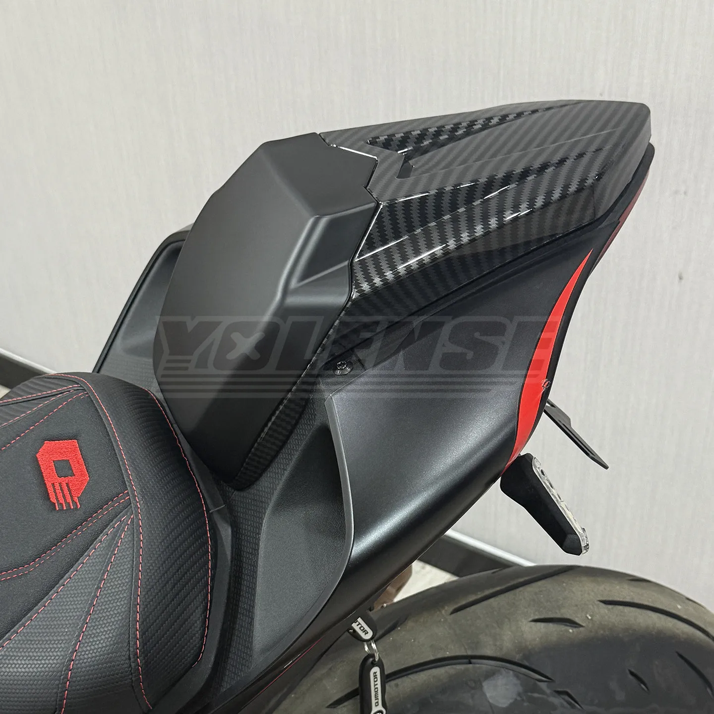 Фото Подходит для мотоциклов QJMOTO SRK800RR, SRK800RS, SRK600RS, SRK 800RR, 800RS, 600RS: Задний кожух пассажирского сиденья / Обтекатель хвостовой части №2