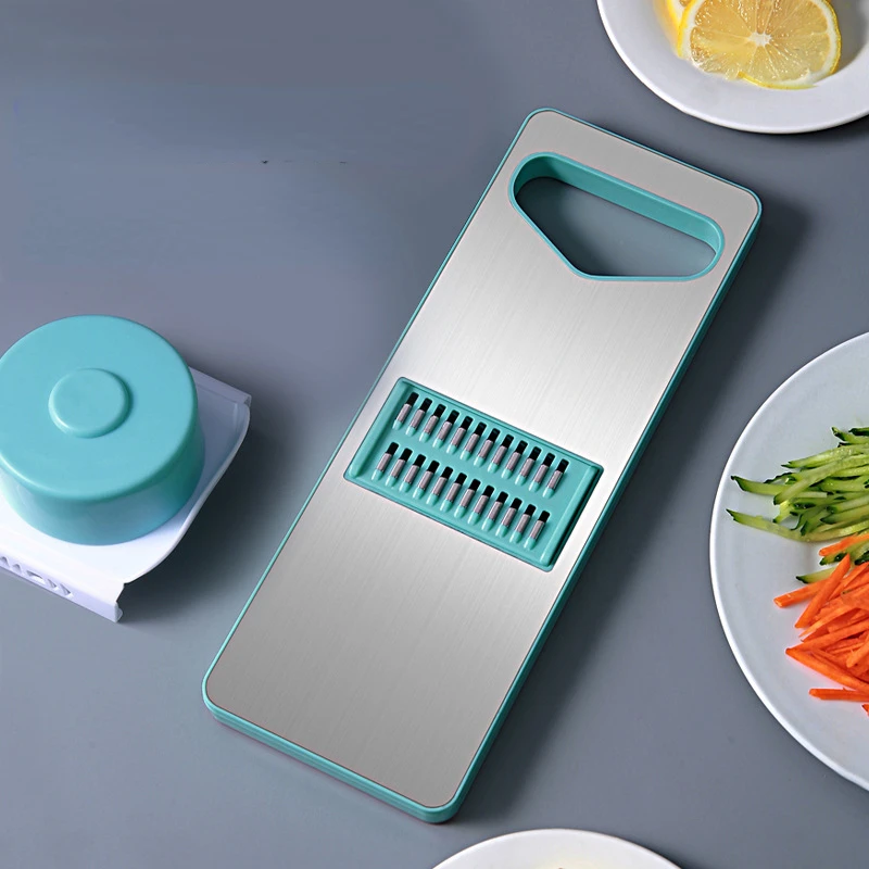 

New Household Potato Shredder Stainless Steel Multi-function Vegetable Cutter Kitchen Garlic Radish Vegetable Slicer Grater