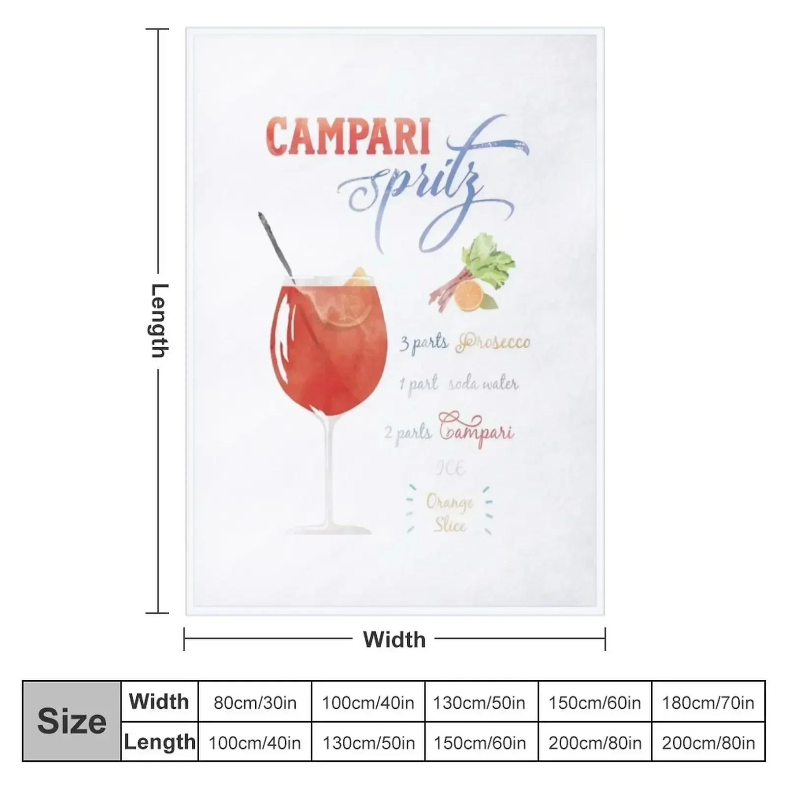 Акварельное одеяло Campari Spritz утяжеленная кровать плед очень большое