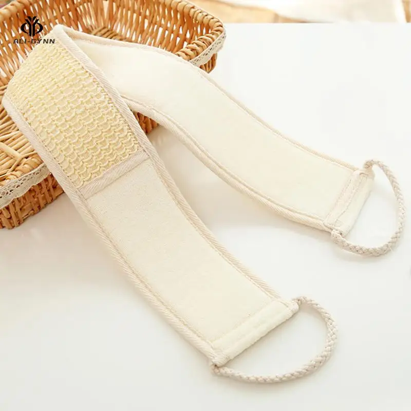 

Natural Soft Exfoliating Loofah Bath Shower Unisex Massage Spa Scrubber Sponge Back Strap Body Skin Health Cleaning Tool