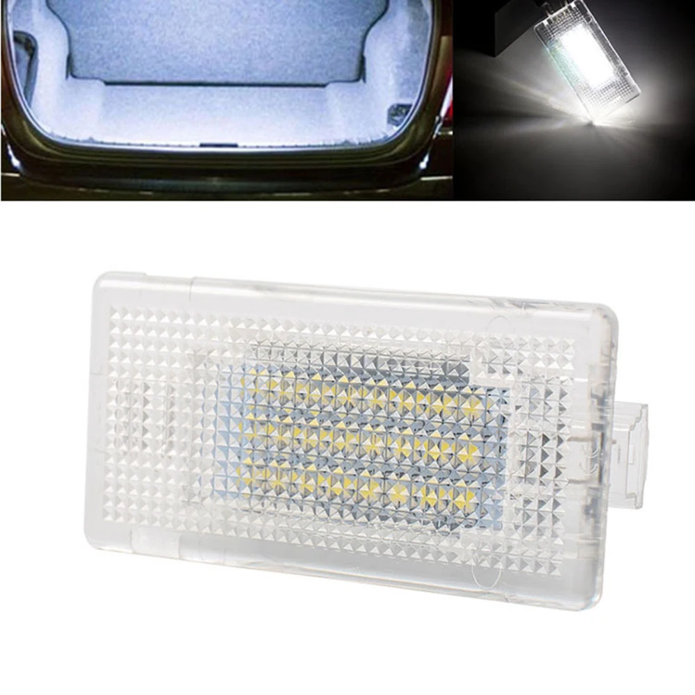 

1x LED Luggage Compartment Trunk Boot Lights For BMW E90 E92 E66 E39 24 LED Luggage Trunk Lid Light Glove Box Lamp White