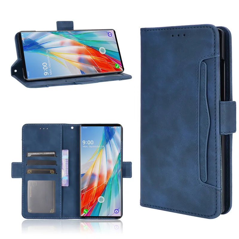 Многофункциональный чехол для Huawei Pura 70 Ultra P60 Pro P50 P40 Lite E P30 P20, кожаный, в стиле ретро, с 5 слотами для карт, книжка-кошелек, флип-кейс (art.: 3920d89fa6196) - 3920d89fa6196