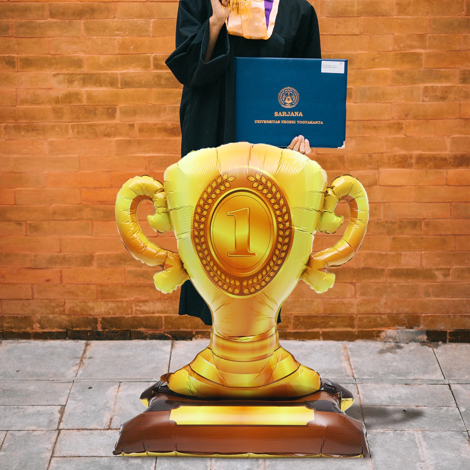 Трофейный воздушный шар Премиум вечерние украшения Золотые игры Спорт