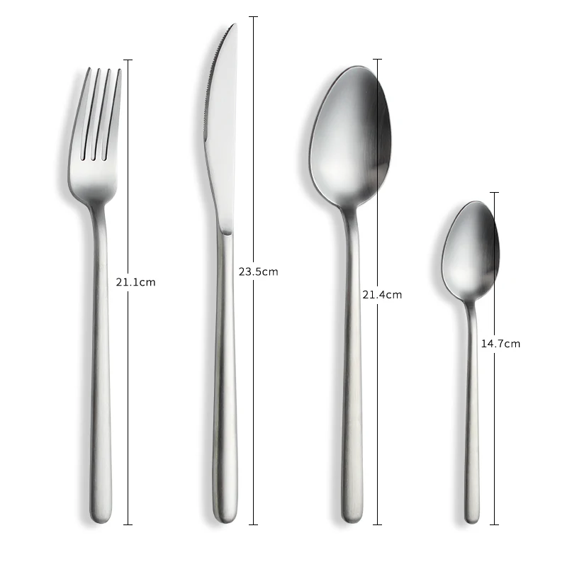 

Набор столовых приборов LUCF 4 в 1 из нержавеющей стали