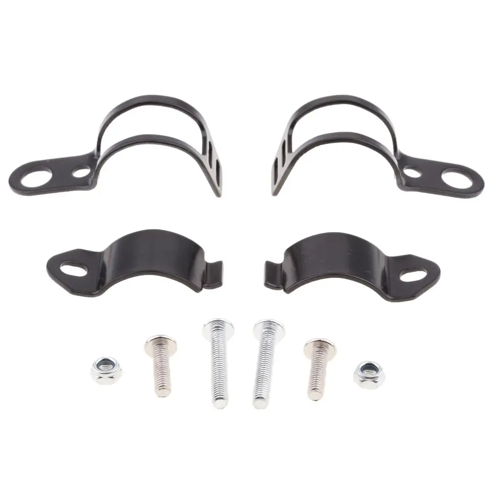 

Motorcycle Turn Signal Light Indicator Mount Bracket Clamp 30-45mm Black