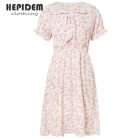 hepidem clothing summer sleeve mini dress women short sleeve strapless high waist sheath slim dresses 70050
