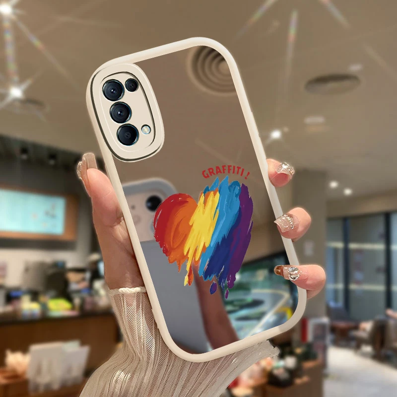 Милый мягкий силиконовый чехол-накладка с сердечками для OPPO Realme GT Neo 2 X XT Narzo 20 Pro 50i